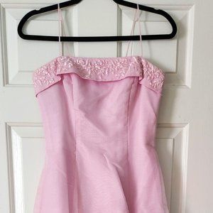 Vintage Pretty Pink Prom Dress